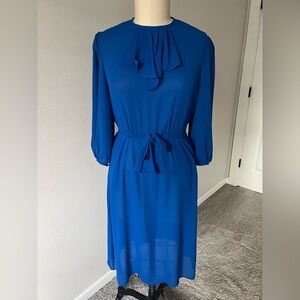 Vintage Blue Women's Dress
